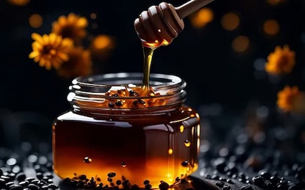 تصویر 4 از فروش عسل سیاهدانه طبیعی + قیمت خرید به صرفه